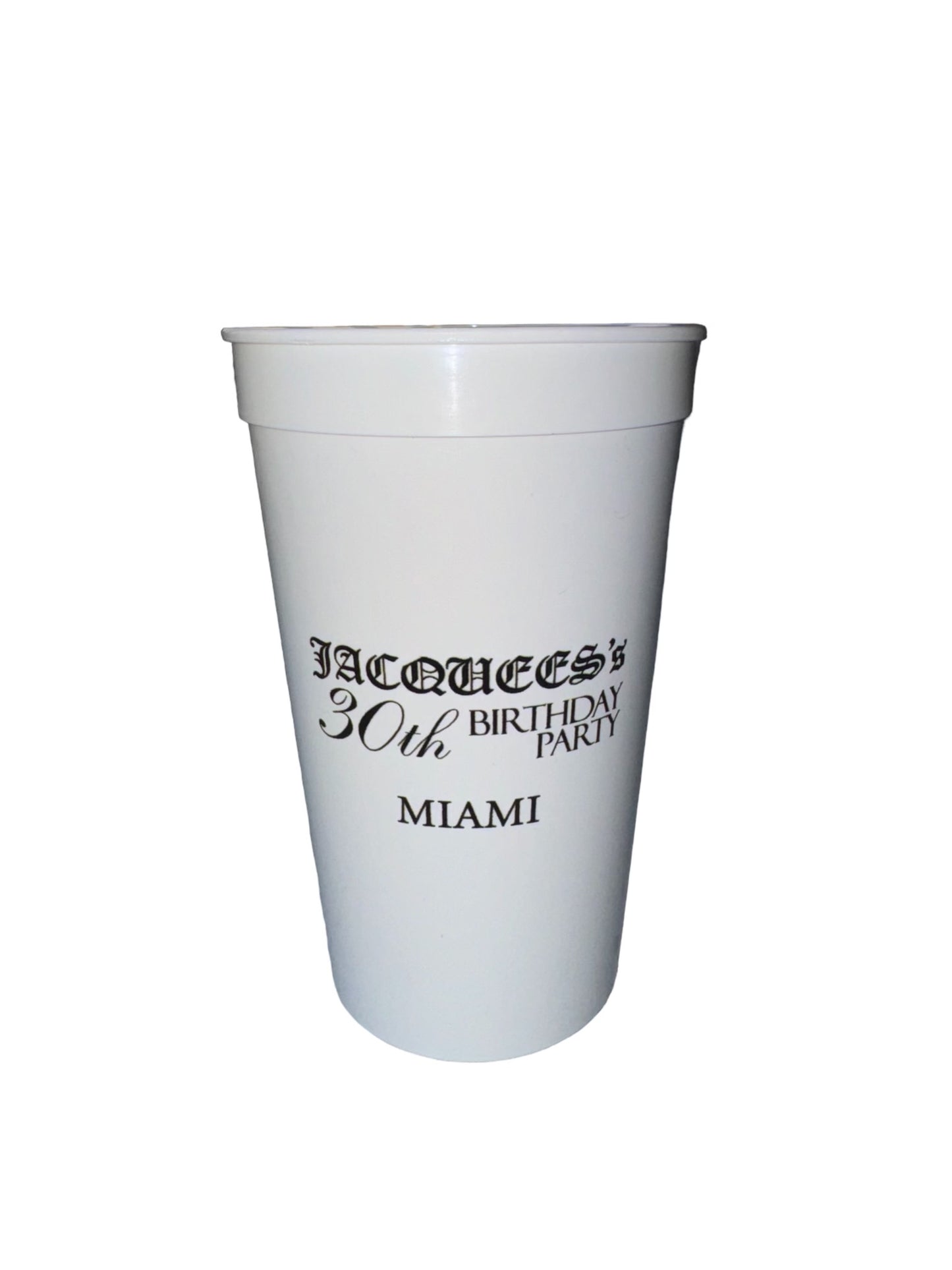 Jacquees 30th Birthday Cup