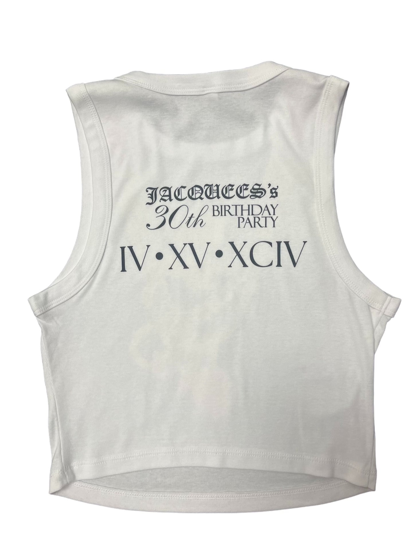 Jacquees 30th Birthday Women’s Crop Tank Top