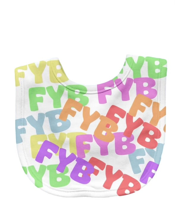 “Fresh Young Baby” Multicolor Bib