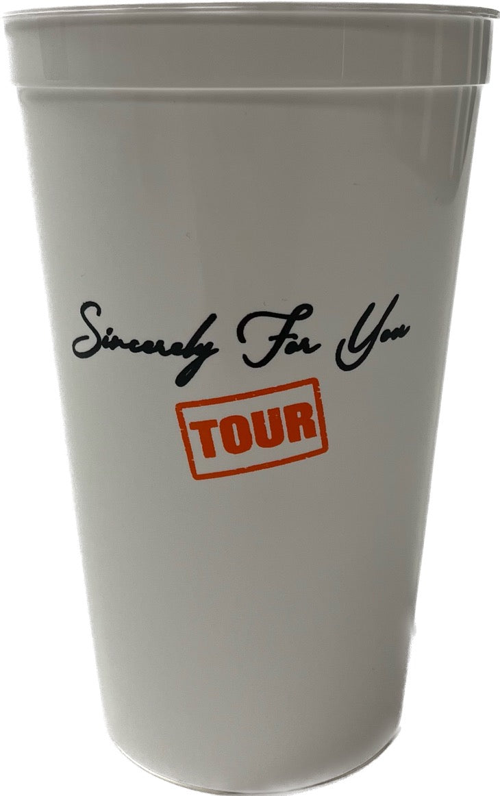 "Sincerely For You" Tour Cup